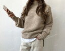 秋冬新作 ニット レディース ニットセーター 高領 ゆったり トップス