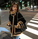 冬新作 韓国風 レディース ラムズウール カジュアル コート 緩い 厚い トップス