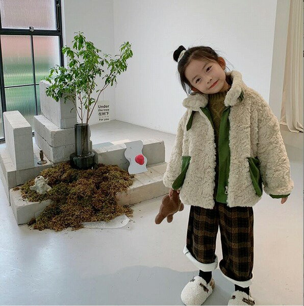 子供服 秋と冬コート 韓国風 男子と女子コートキッズ トップス カウボーイコート ★90-140