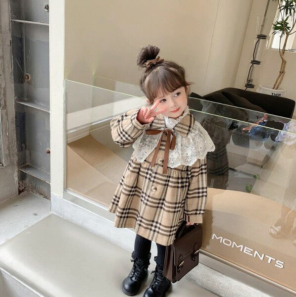 子供服 秋と冬コート 韓国風 男子と女子コートキッズ トップス カウボーイコート ★80-130