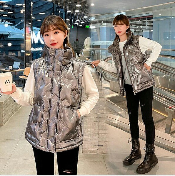 女士棉服 ベスト. 冬新作 ダウンジャケット レディース ダウンコート 厚手 防寒 防風★M-3XL