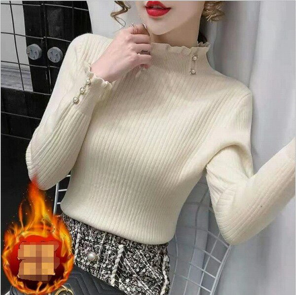 秋と冬のファッション★ウィメンズボトミングシャツ★レディース長袖オー★オールマッチ