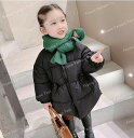 冬新作 女の子 ダウンジャケット トップス 可愛いコート キッズ服 おしゃれ 綿の服