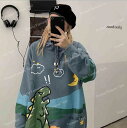 韓国ファッション秋冬パーカーレディース裏毛付きパーカールーズ長袖Tシャツ