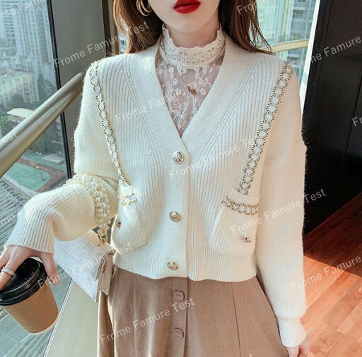 新しい秋と冬の新しい韓国のセーターニットジャケット女性カーディガン人気 新しい秋と冬の新しい韓国のセーターニットジャケット女性カーディガン人気