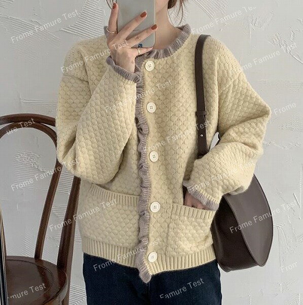 秋冬新作 トップス セーター、ニットカーディガン、レディースセーターコート