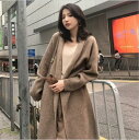 秋冬新作 新しいデザイン 韓国風 ニットコート 女 カーディガン 何でも似合う