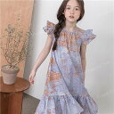 子供服 キッズ 女の子 ワンピース スカート ファッション 夏 おしゃれ(4)