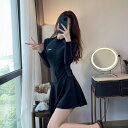 水着 レディース 体型カバー タンキニ 連体服 海水浴 潜水 韓国風 可愛い おしゃれ