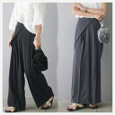 秋新作 パンツ ロングパンツ ワイドパンツ ボトムス ゆったり 体型カバー 気質 オシャレ