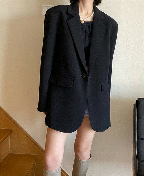 コート スーツコート 春秋カジュアル ゆったりする ギャザリング 洋服 レディース