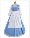 美女と野獣 ロングスカート デザインセンス ゲーム服 ベル姫服 ワンピース(4)