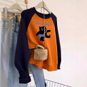 新作★レディース服 トレーナー★長袖★トップス★★M〜XXL