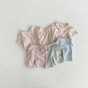 夏新作★韓国風子供服★トップス+ズボン★セットアップ★3色★80cm~130cm