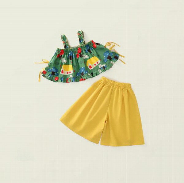 新作★子供服★キャミソール+パンツ★トップス★90-140cm