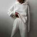 秋冬★レディース服 パーカー+パンツ セット★9色S-3XL