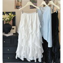 ★スカート★夏★レディース服 2色 ロングスカート