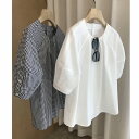 レディース・半袖・ブラウス・个性・おしゃれ・Tシャツ・トップス S/M/L 2色(4)