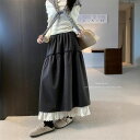 ファッション☆おしゃれ☆ロングスカート☆レディース服S〜XL 2色