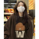 レディース・長袖・スウェット・裏起毛・厚手・ゆったり・トップス M〜3XL 3色