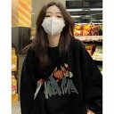 レディース・長袖・スウェット・裏起毛・厚手・カジュアル・トップス M〜3XL 2色