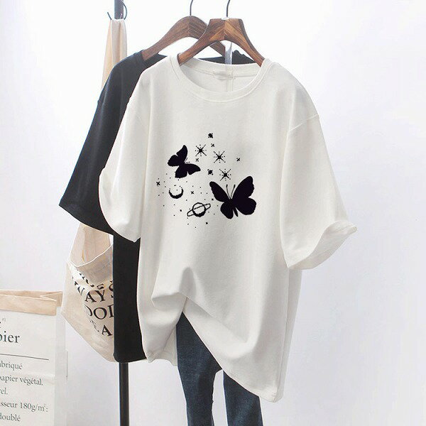 レディース・半袖・ブラウス・个性・おしゃれ・Tシャツ・トップス S～XXXL 2色