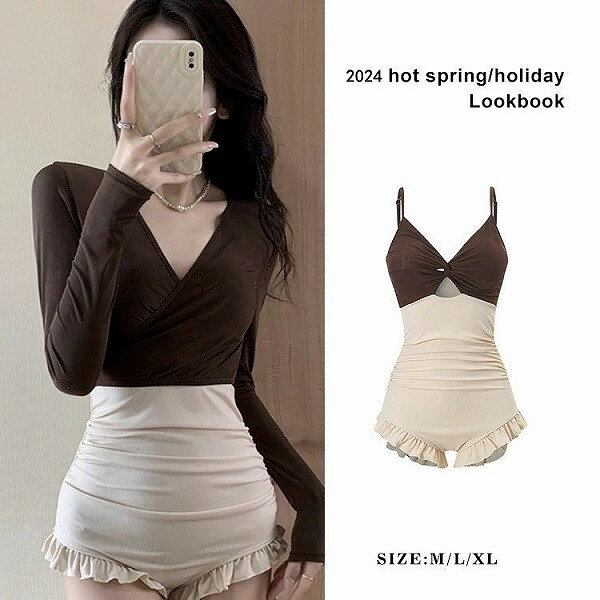 レディース水着★韓国風★ファッション★着やせ★ビキニ★水着★セクシー★M-XL