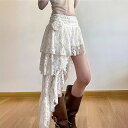 ファッション☆おしゃれ☆レーススカート☆ロングスカート☆レディース服