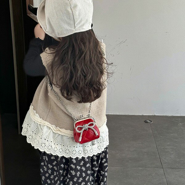 子供/大人兼用バッグ・日系・ミニ・肩掛けバッグ・PUバッグ・鍵、口紅など小物入れ 7色(4)