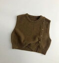 秋冬新作 ins 韓国版 セーター ベスト 洋風 無地 男女兼用 トップス 子供服 80~130cm