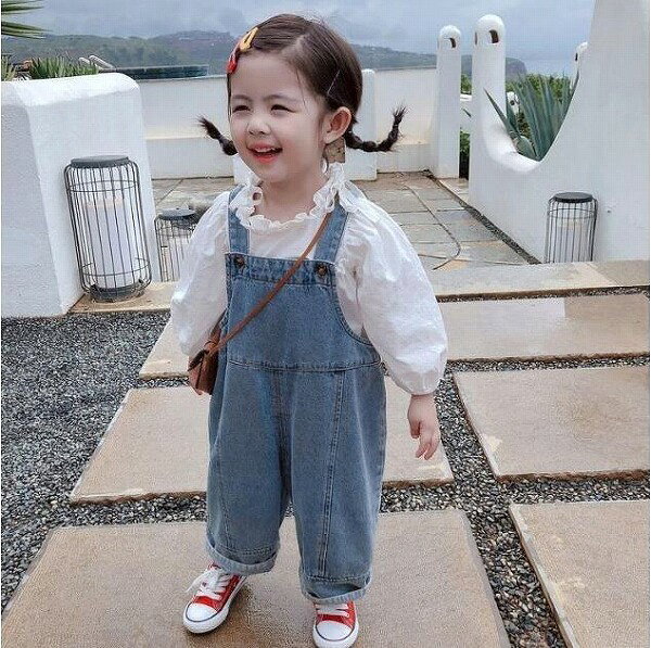 春夏新作 韓国風 子供服 ベビー服 キッズ ins Tシャツ 長ズボン カジュアルパンツジーンズブーム