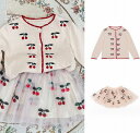 秋冬新作 カーディガン 韓国版 ニット サクランボ セーター 上着 コート 男女兼用 トップス 子供服