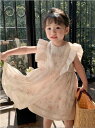 夏 新作 韓国 ins ベビー 子供服 プリンセススカート 花柄ワンピース