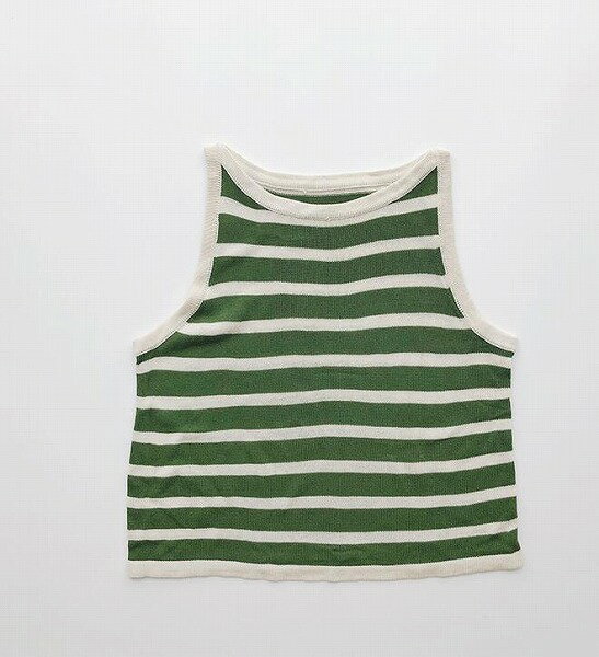 夏新作 韓国版 しま模様 丸首 薄い チョッキ 半ズボン セット 男女兼用 子供服