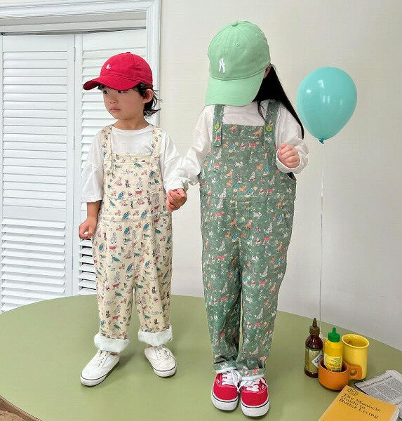 春新作 サロペット 韓国版 カジュアル ズボン 赤ちゃん 男女兼用 子供服