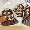 春秋新作 セーター 1〜7歳 コート 韓国 ベスト 赤ちゃん クマ ニット シャツ 男女兼用 子供服