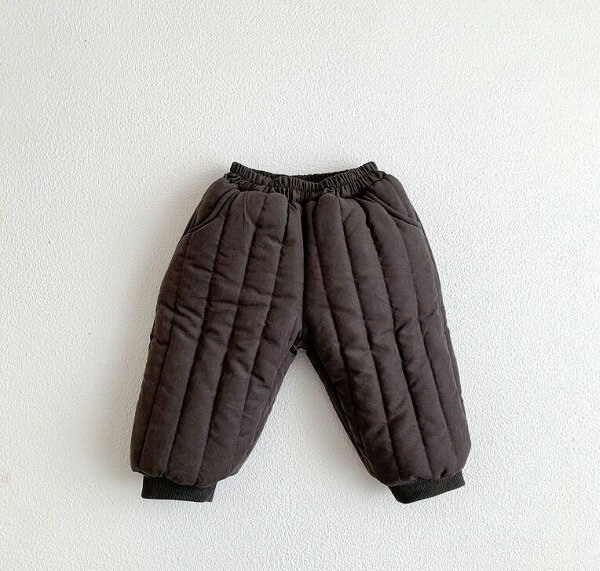 冬新作 赤ん坊 綿入れのズボン 韓国版 PP ズボン 男女兼用 裏起毛 子供服