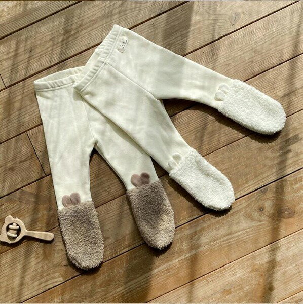 ins 韓国 子供服 秋冬 新作 キッズ服 冬服 子供 厚手 綿 ズボン