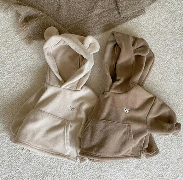 秋新作 クマ 赤ん坊 韓国版 コート かわいい 上着 ズボン 男女兼用 春秋 子供服