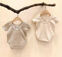 夏新作★ins 連体服 赤ん坊 韓国 子供服 新生児 Tシャツ 綿 男女 夏服 人気 新品