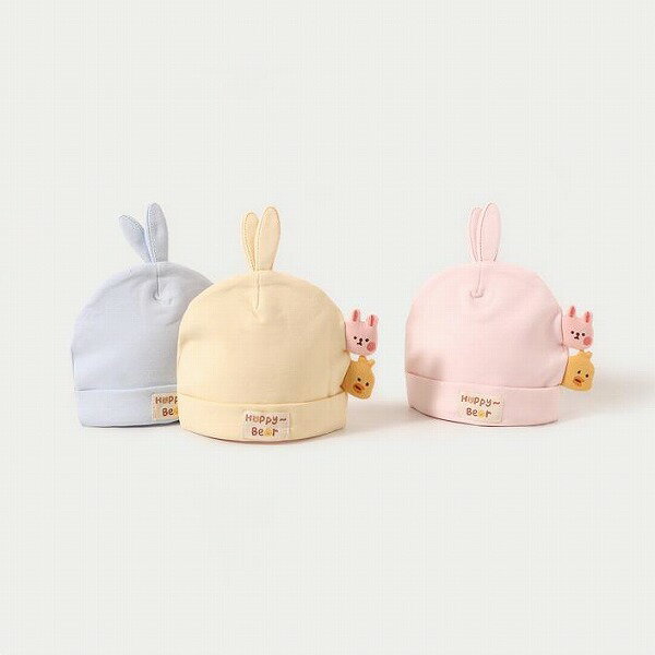 ★新作★新生児★立体★ うさぎの耳★動物★かわいい★3色★猫耳★子供★子帽★ハット
