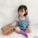 秋 新作 長袖 デニム キッズパンツ 子供服 ズボン 韓国 男 女 サロペット