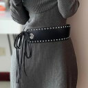 ベルト PU フェイクレザー アクセサリー ファッション小物 レディース(4)