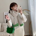 マフラー ストール ウールライク タッセル フリンジ 秋冬 防寒 ニット 毛糸