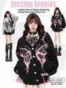 トップス アウター カーディガン ニット 毛糸 セーター 蝶々 レディース