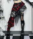 スカート ミニスカート デニムスカート Aライン ベルトなし レイヤード レディース