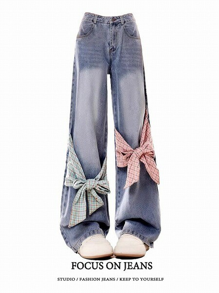 パンツ ボトムス ズボン デニム ジーンズ ハイウェスト ストレート レディース