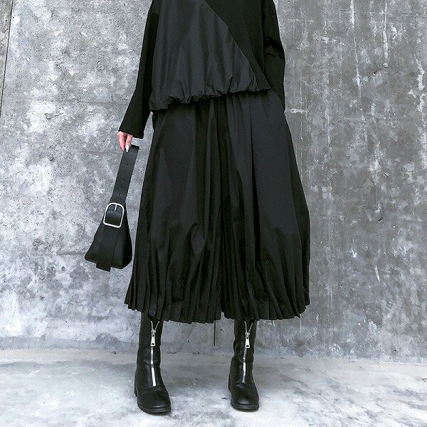 パンツ ボトムス ズボン 7分丈 ワイドパンツ ハイウェスト ウェストゴム レディース