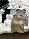 トップス カットソー キャミソール タンクトップ 細身 スリム タイト レディース