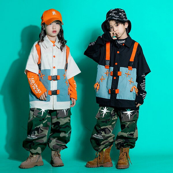 子供服 キッズ ダンス衣装 ヒップホップ ブレイクダンス B-boy ステージ衣装
